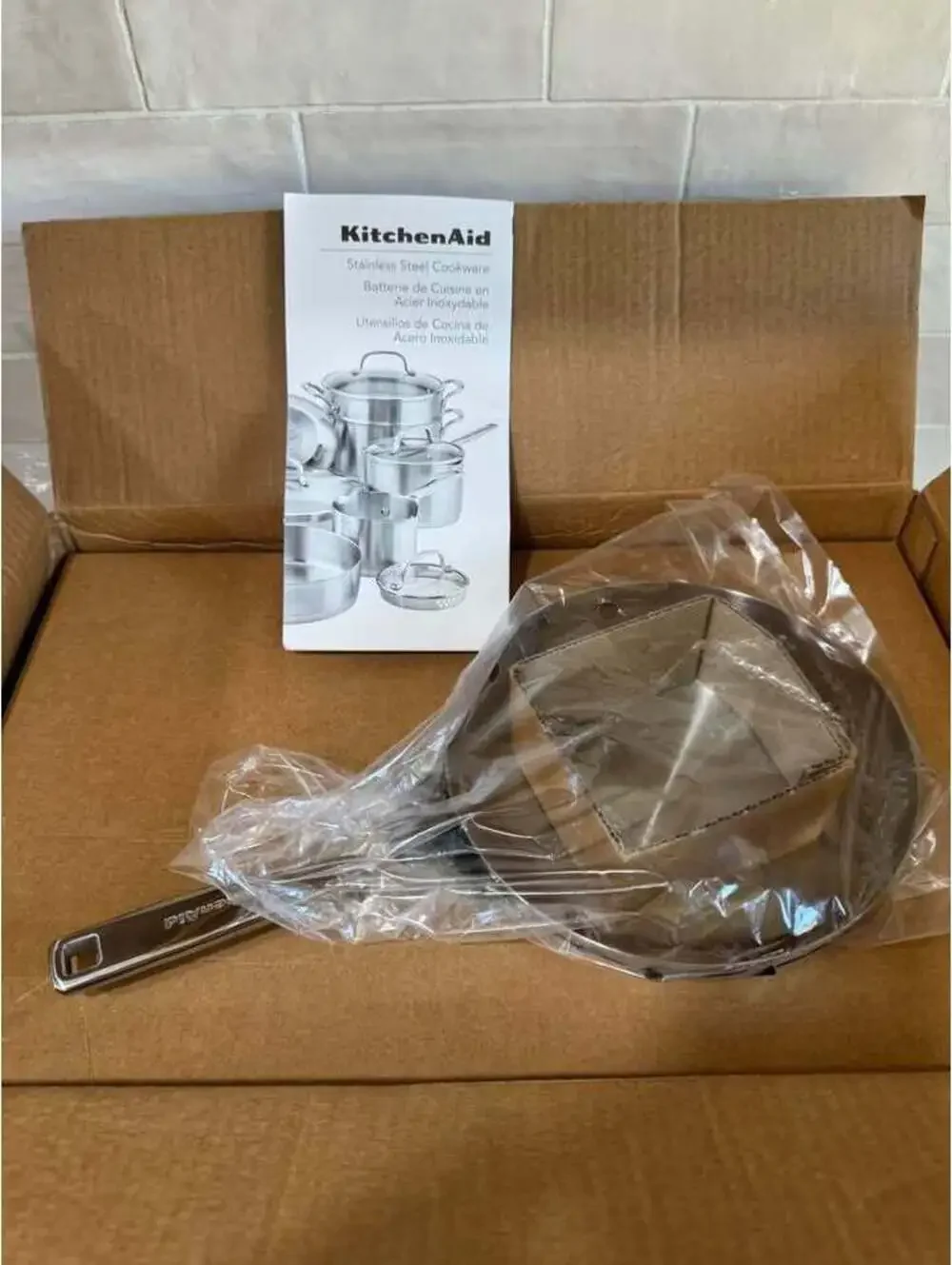KitchenAid Stainless Steel 3-Ply Base Twin Pack Set